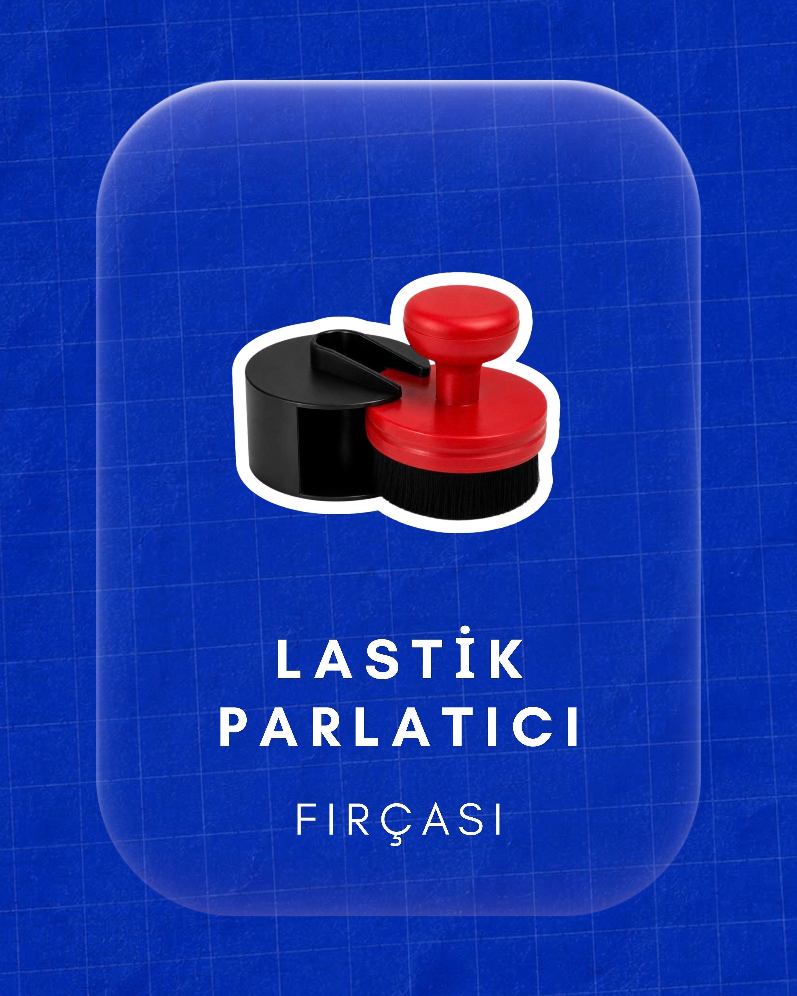 Ergonomik Lastik Parlatıcı ve Bakım Süngeri Aplikatörü