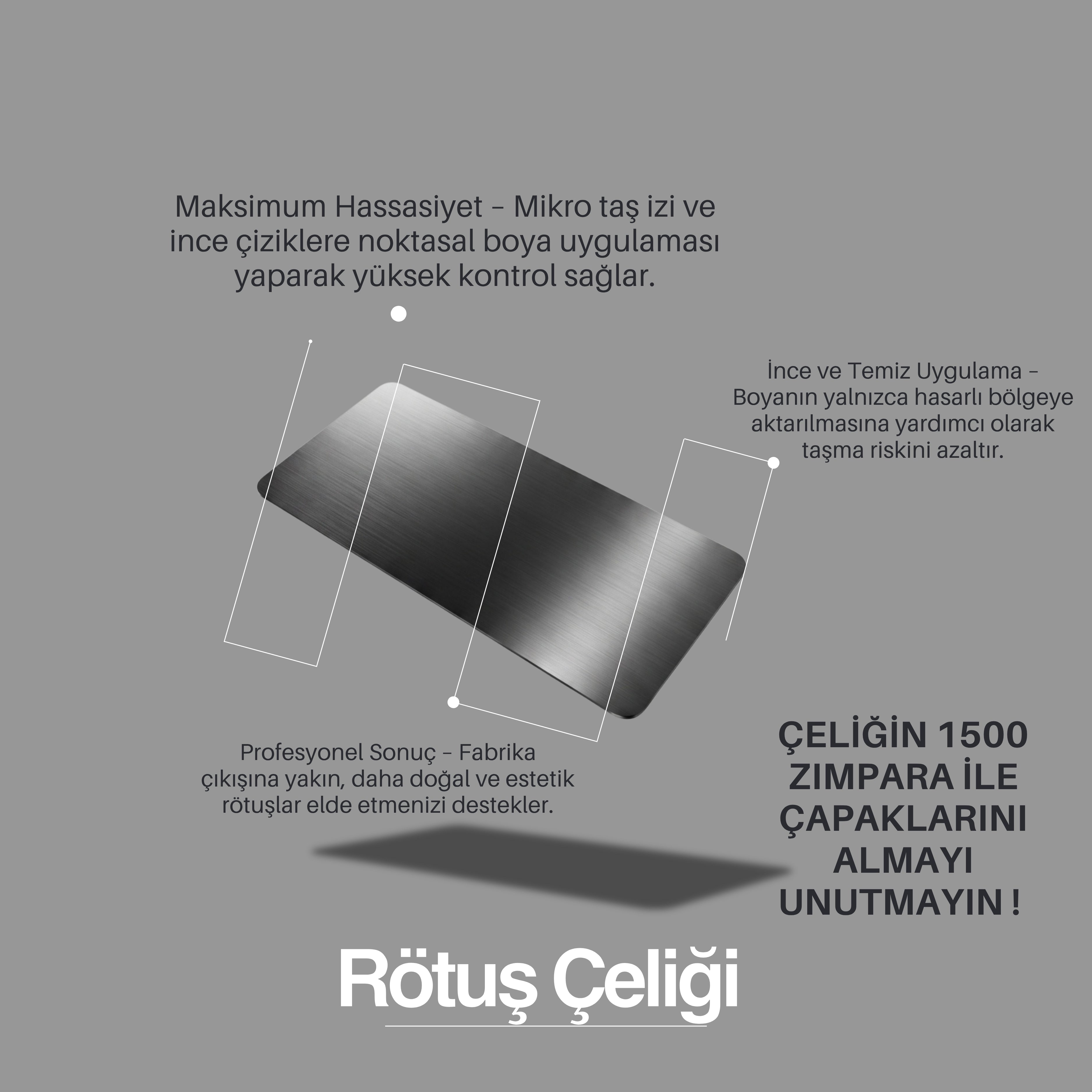 Colorix® Araç Rötuş Boya Seti – Boya Koduna Özel Çizik Onarım Seti